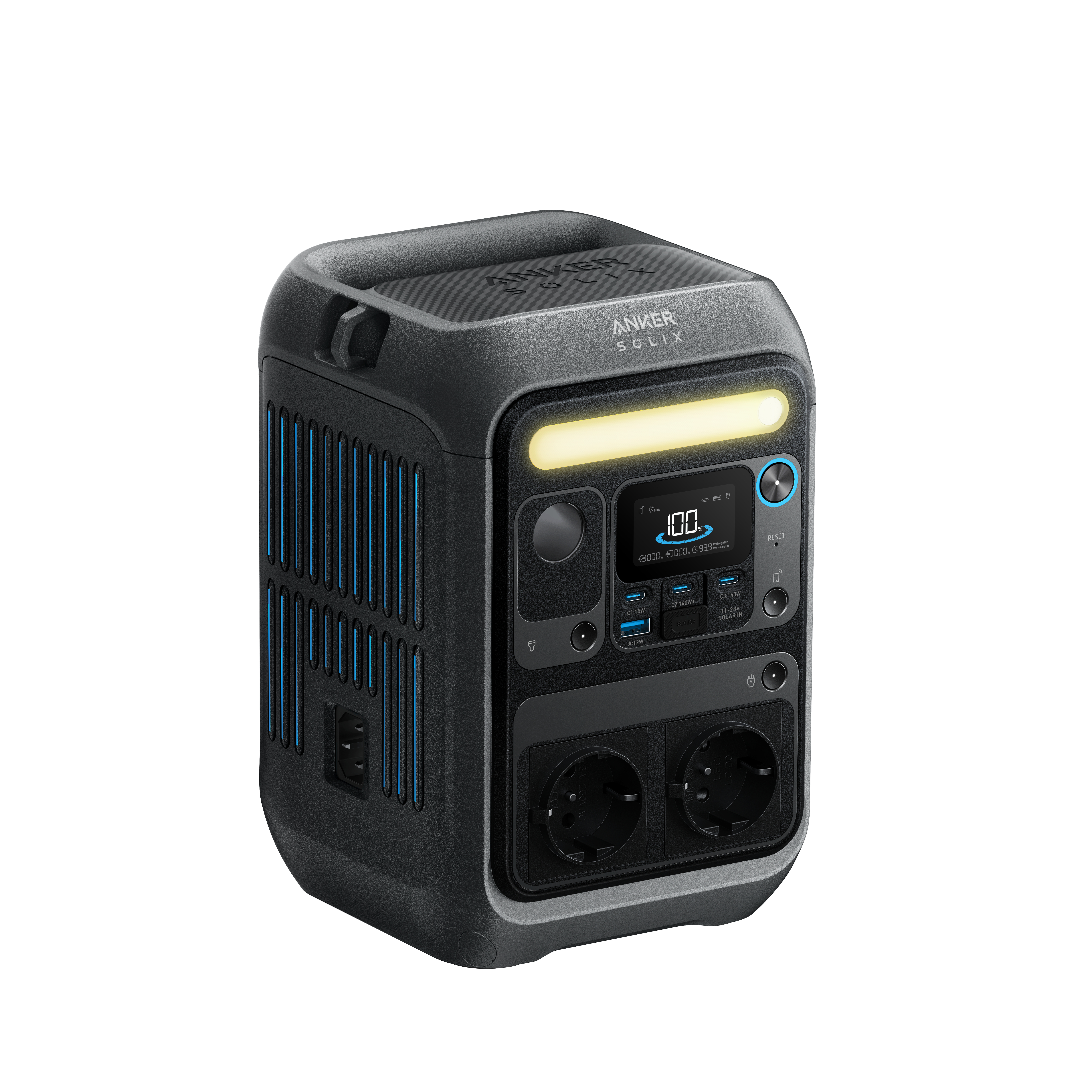Anker Innovations Anker SOLIX C300X - Tragbares kraftwerk - Wechselstrom 220-240 V, Ansicht 3
