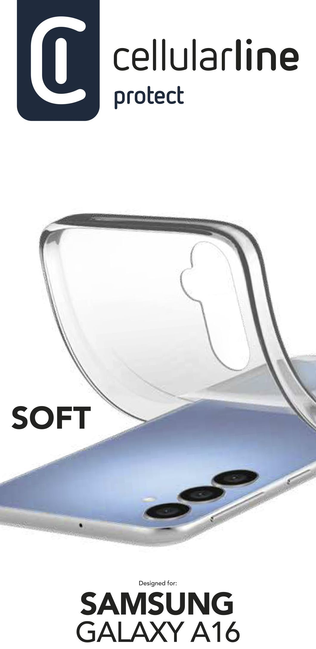 Cellularline Soft Case für Samsung A16 4G/5G Clear, Ansicht 2