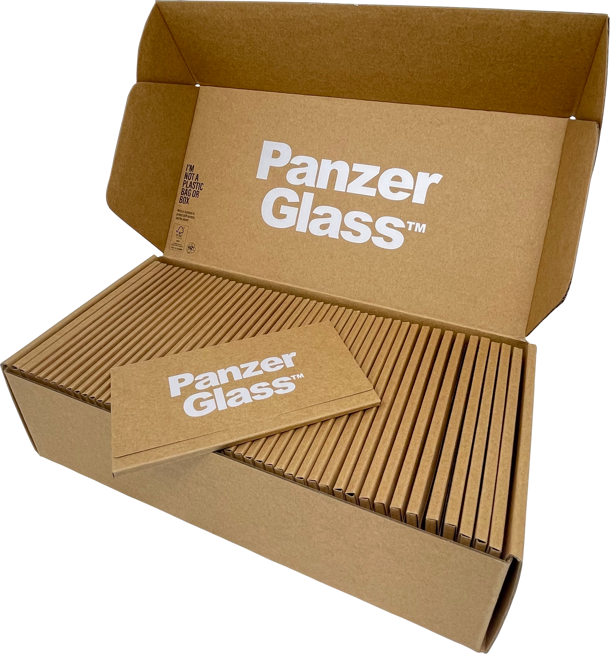 PanzerGlass Original - Bildschirmschutz für Apple iPhone 6, 6s, 7, 8, SE (2. Generation) - Glas - Rahmenfarbe schwarz, Ansicht 2