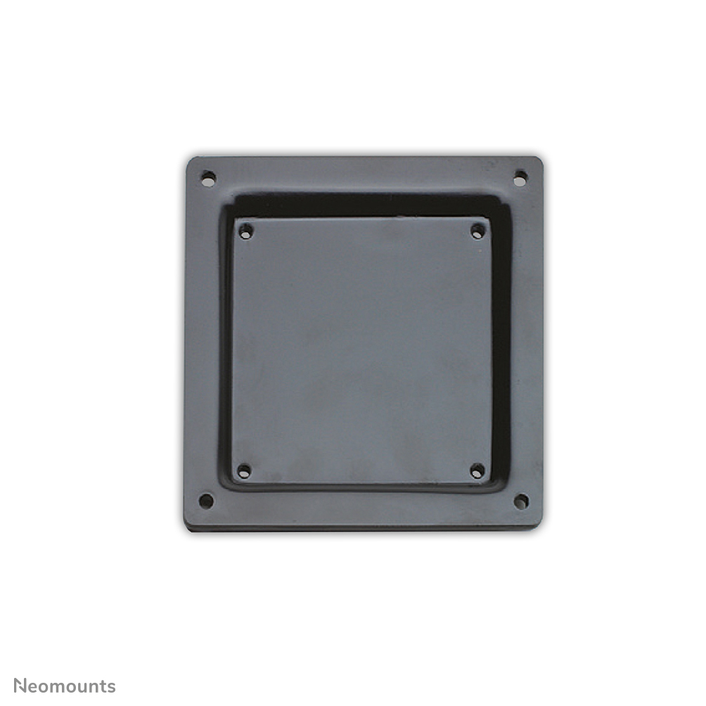 Neomounts Vesa-Platte, Schwarz, Stahl, 25 kg, 75 x 75,100 x 100 mm, 76,2 cm (30&quot;), 25,4 cm (10&quot;)