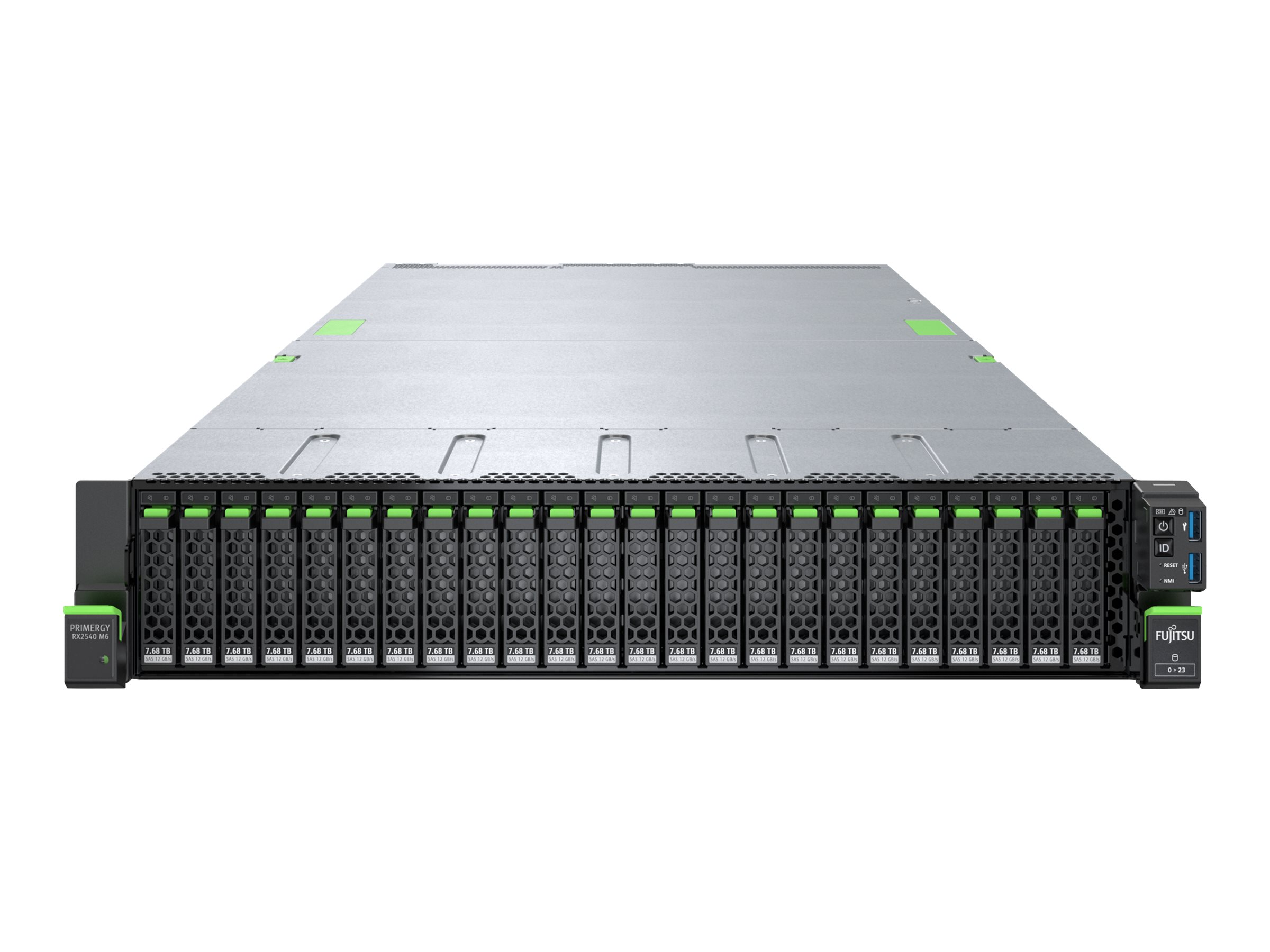 Fujitsu PRIMERGY RX2540 M6 - Server - Rack-Montage - 2U - zweiweg - 1 x Xeon Gold 6326 / 2.9 GHz - RAM 32 GB - SAS - Hot-Swap 6.4 cm (2.5")