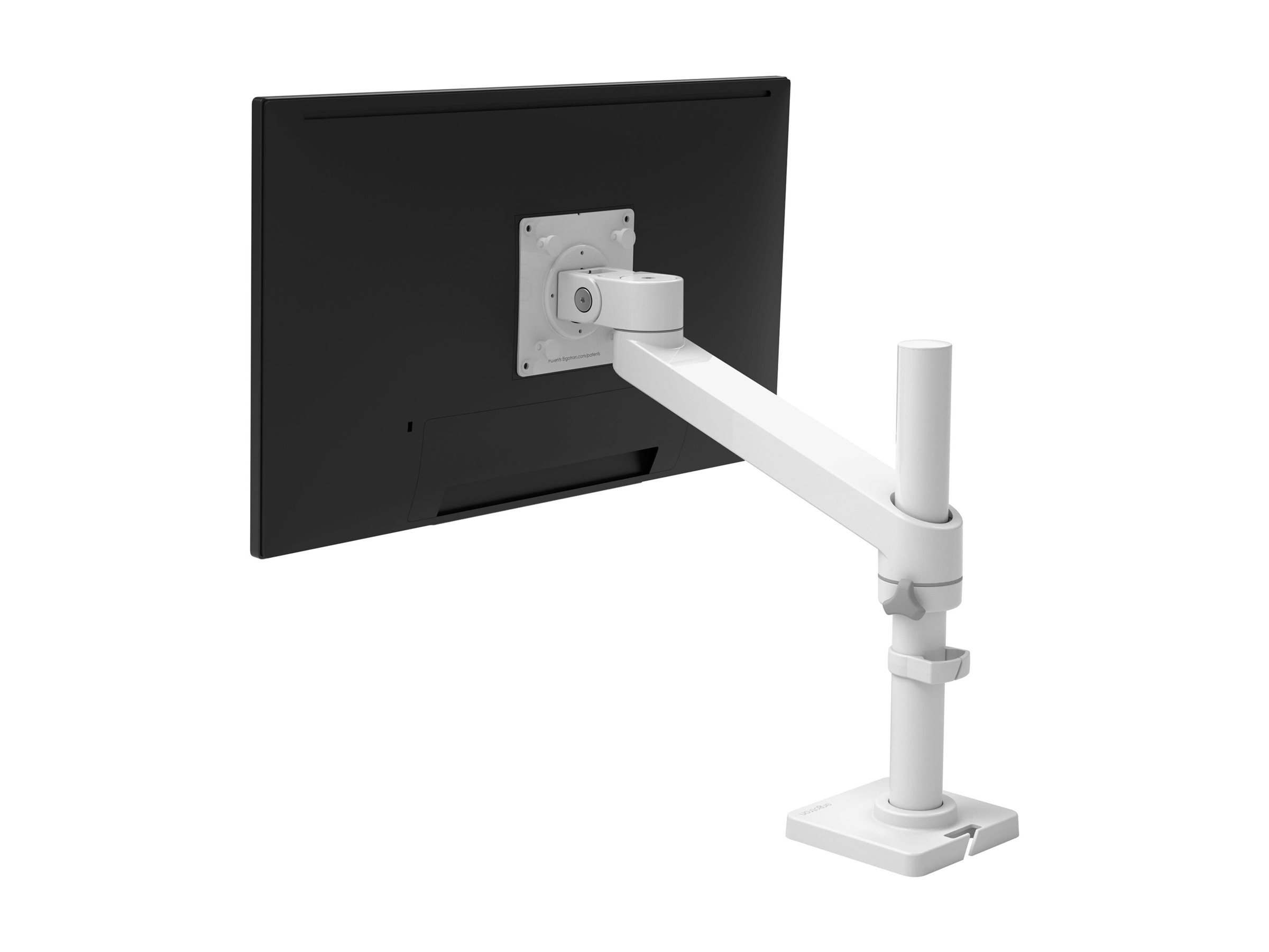 Ergotron NX - Befestigungskit (Stange, Pivot, Basis, Arm-Einheit, Befestigungsmaterialien) - für Monitor - weiß, Ansicht 4