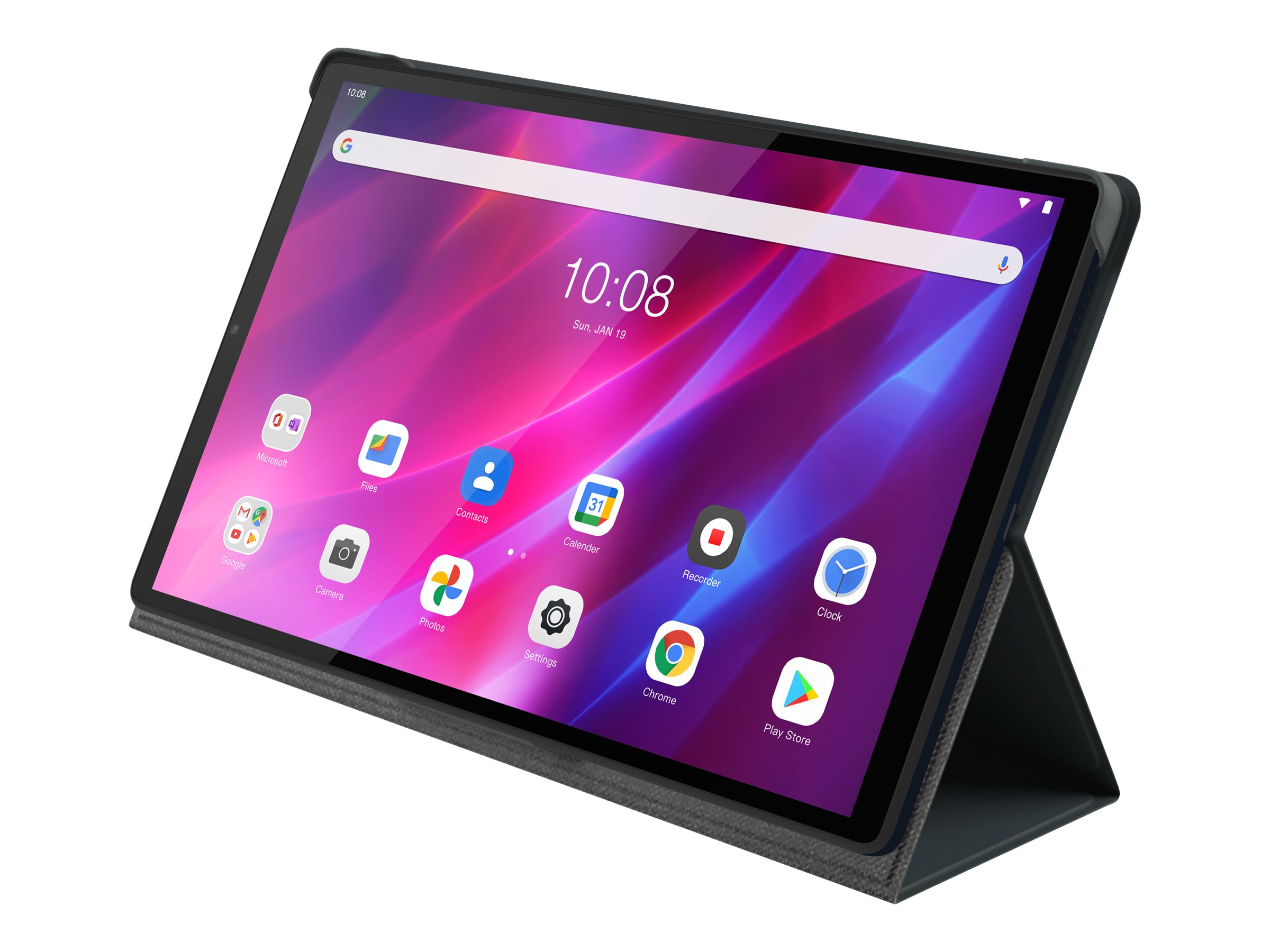 Lenovo - Flip-Hülle für Tablet - Grau - für Tab K10 ZA8N, ZA8R, ZA8S, ZA8T, ZA9K, ThinkCentre M75t Gen 2 11W5
