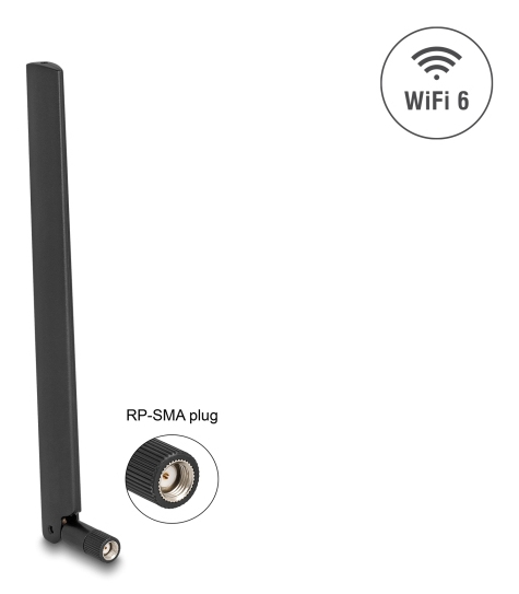 Delock Antenne - Dipol - Wi-Fi - 3 - 6 dBi, Ansicht 3