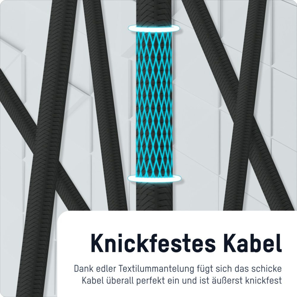 Ansmann USB-C -> S/S Ladekabel 140W anthrazit - Kabel - Digital/Daten, Ansicht 4