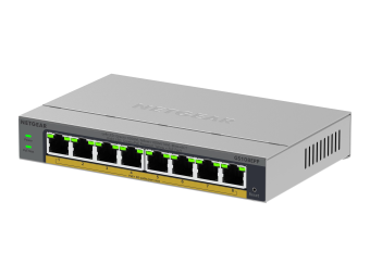 Netgear Easy Smart GS108EPP - Switch - high-power - L3 - Smart - 8 x 101001000 (PoE+)