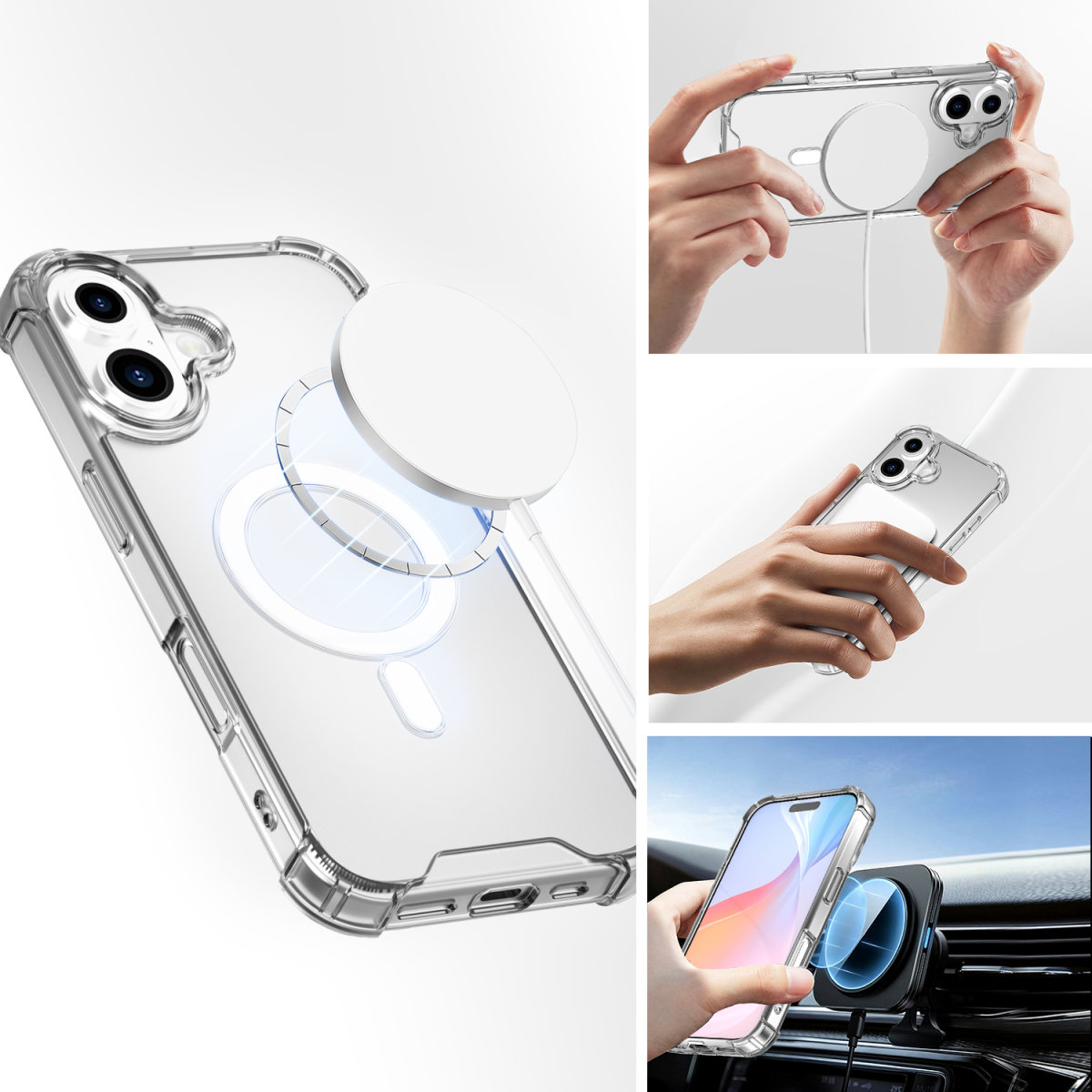 4smarts Hybrid Ibiza - Hintere Abdeckung für Mobiltelefon - kompatibel mit MagSafe - Polycarbonat (PC), Ansicht 2
