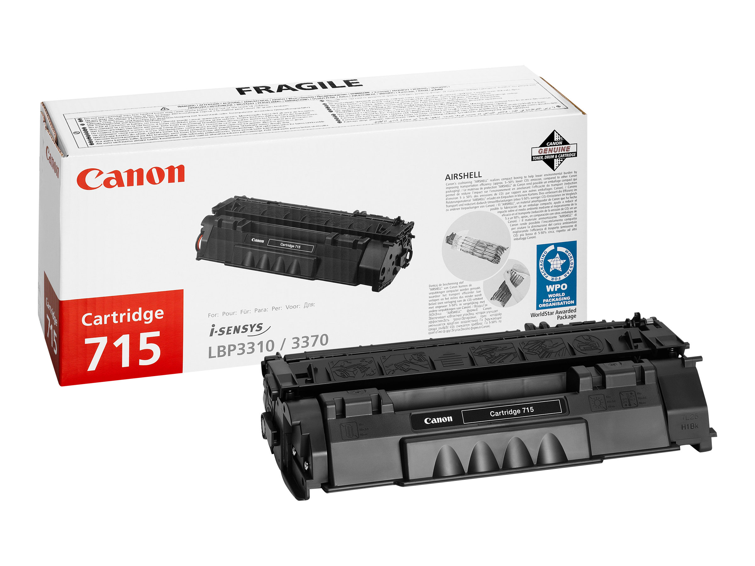 Canon 715 - Schwarz - Original - Tonerpatrone - für i-SENSYS LBP3310 - LBP3370