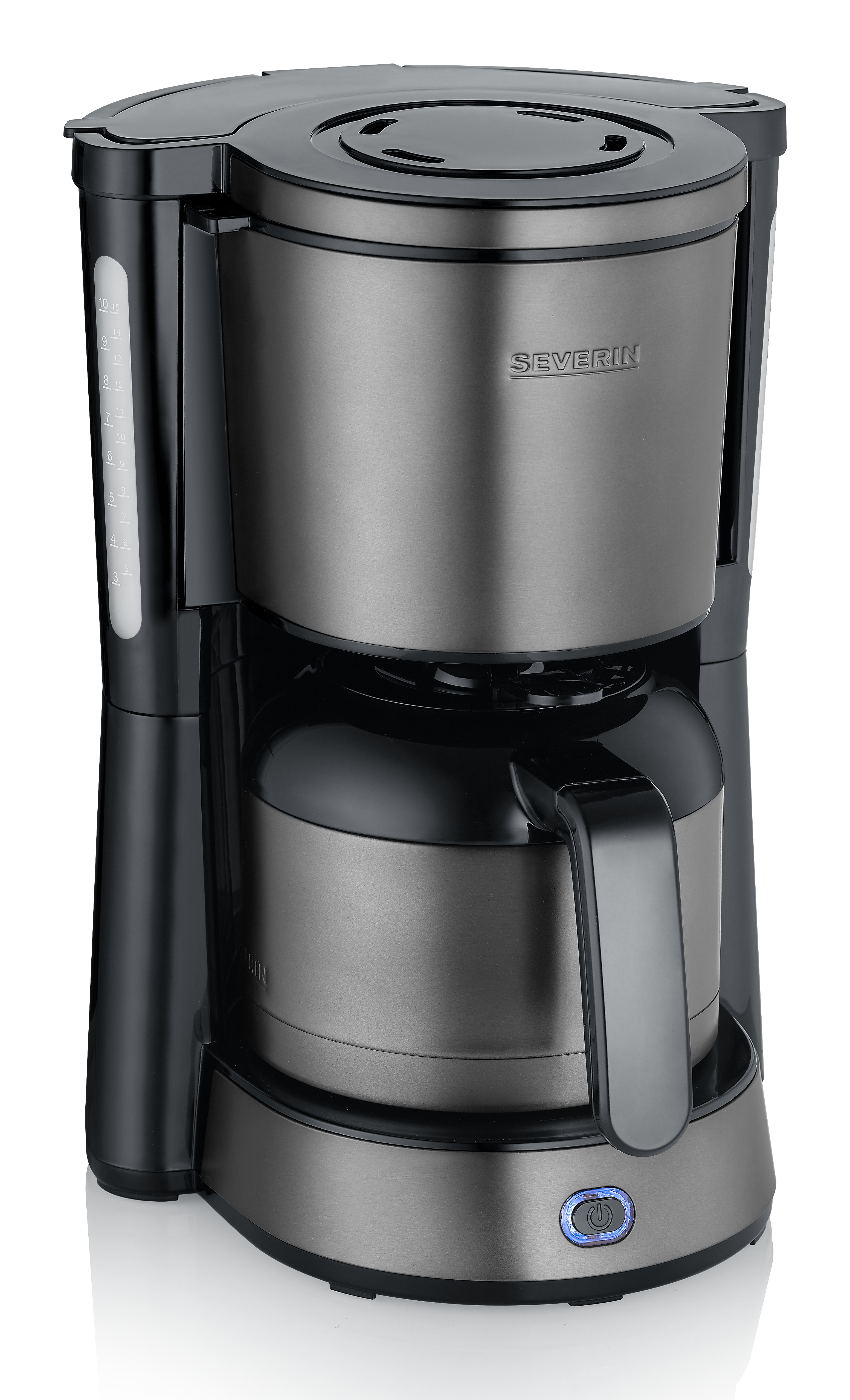 SEVERIN KA 9343 Dark Inox mit Thermoskanne, Ansicht 3