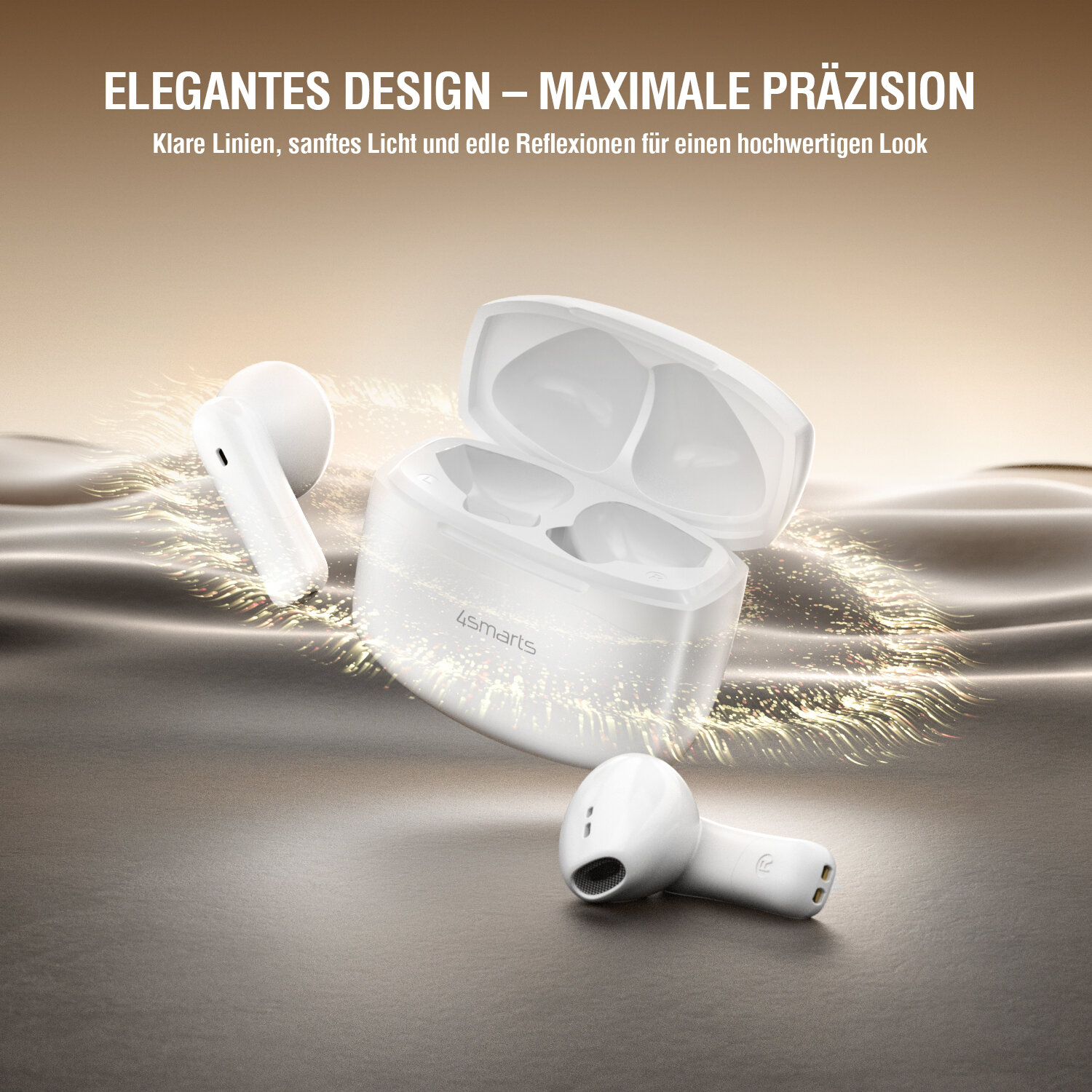 4smarts Wireless Headset SkyBuds Air weiß - Headset, Ansicht 2