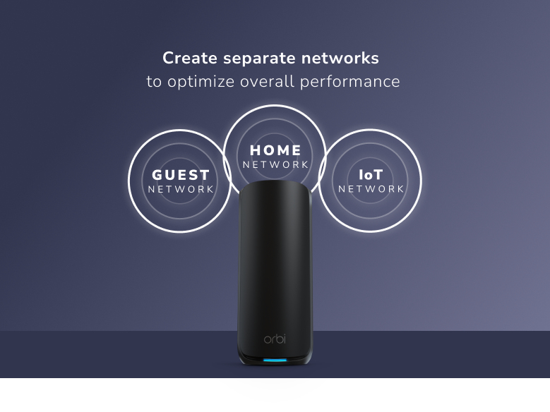 Netgear Orbi 870 Series RBE873 - WLAN-System - (Router, 2 Extender), Ansicht 2