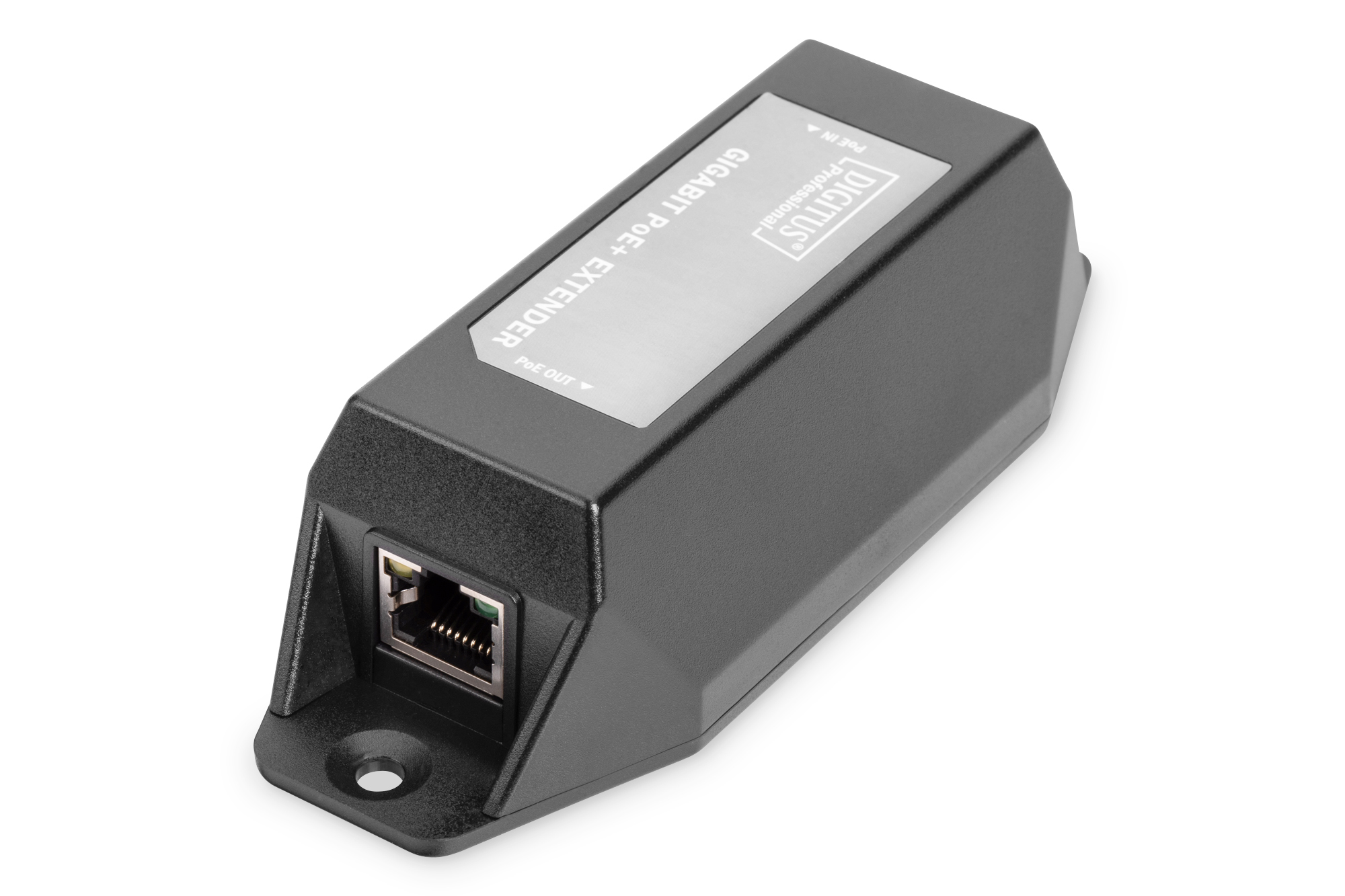 DIGITUS Gigabit Ethernet PoE+ Repeater, 802.3at, 22 W, Ansicht 3