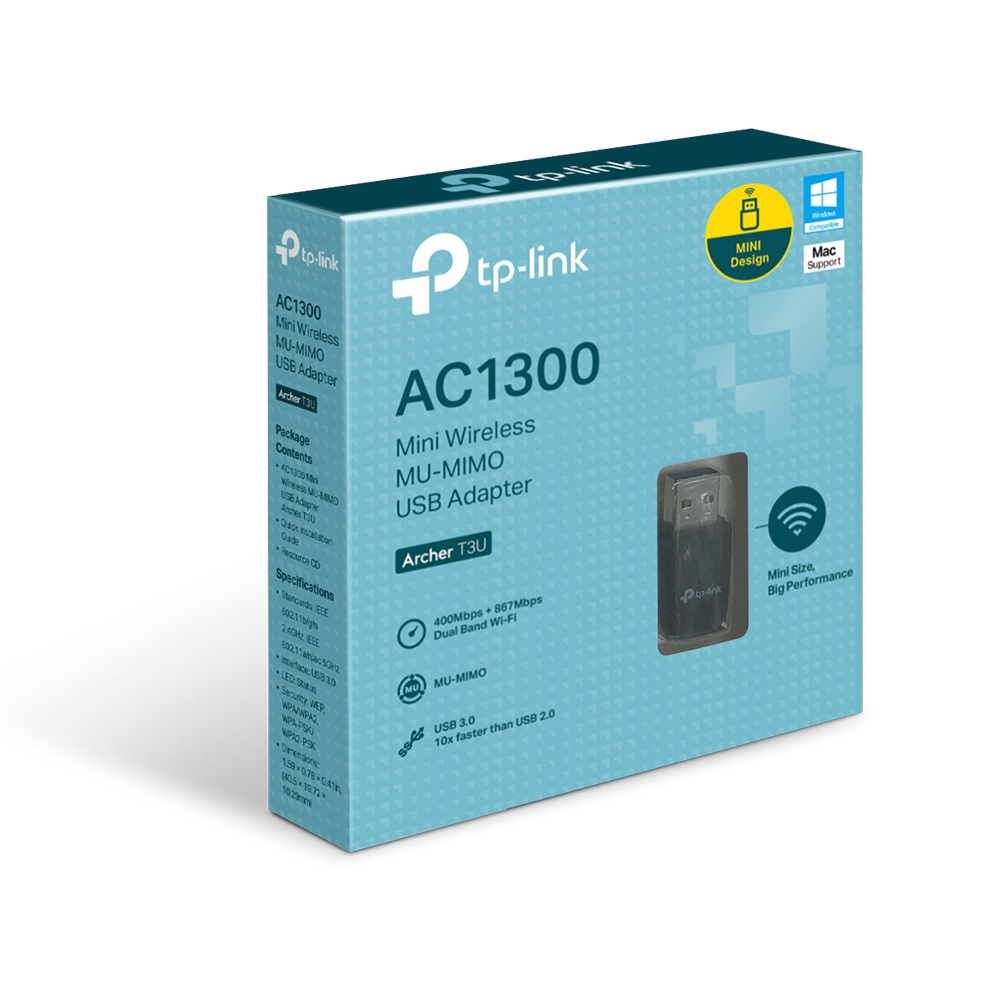 TP-LINK Archer T3U - Netzwerkadapter - USB 3.0, Ansicht 4