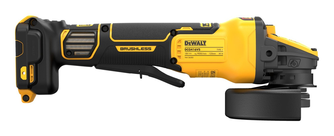 DeWalt DCG416VSN 18V XR Akku-Winkelschleifer solo, Ansicht 3