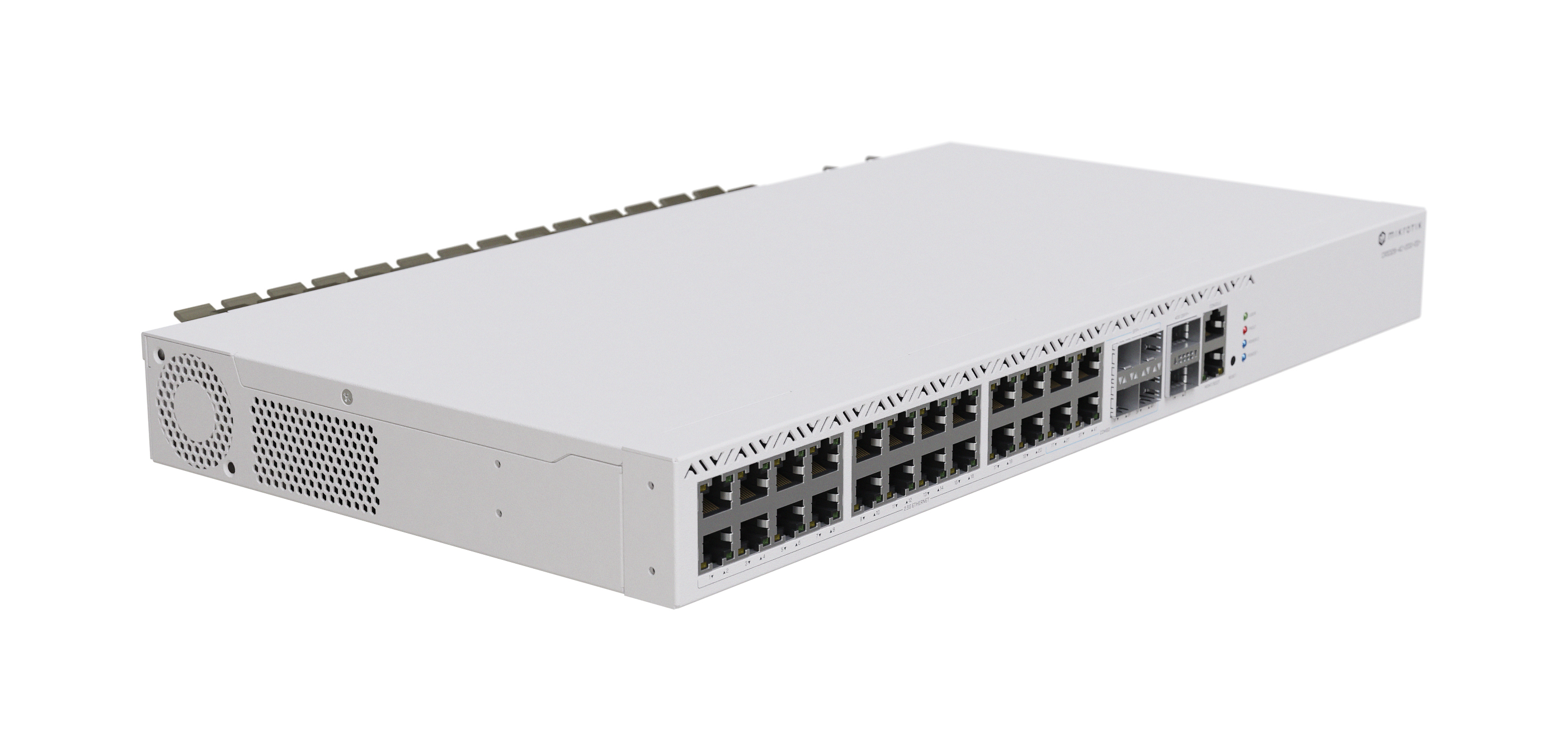 MikroTik CRS326-4C+20G+2Q+RM - Switch - L3 - 20 x 2.5GBase-T + 4 x Kombination 2,5/10 Gigabit SFP+ + 2x 40 Gigabit QSFP+, Ansicht 2