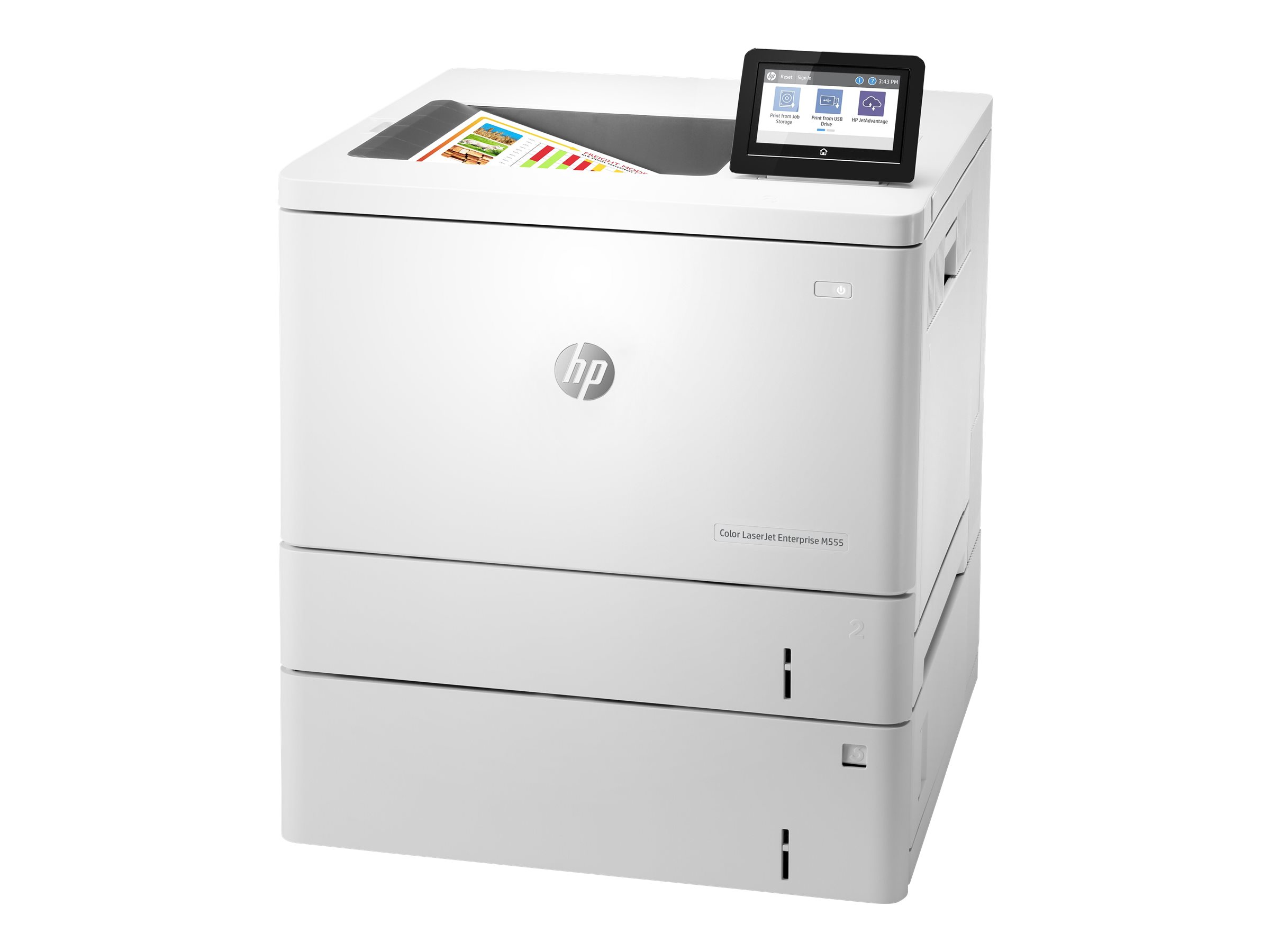 HP Color LaserJet Enterprise M555x - Drucker - Farbe - Duplex - Laser - A4/Legal