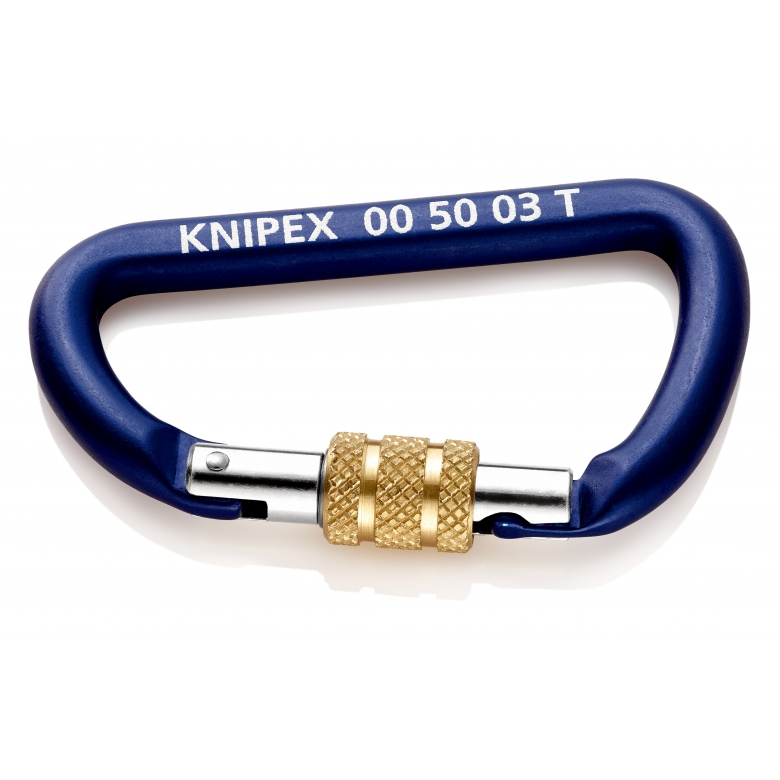 KNIPEX Materialkarabiner - 48 x 12 mm (Packung mit 2), Ansicht 2