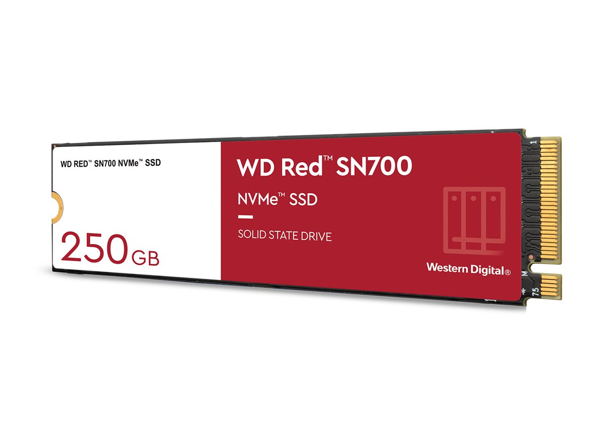 WD Red SN700 WDS250G1R0C - 250 GB SSD - intern - M.2 2280 - PCI Express 3.0 x4 (NVMe)