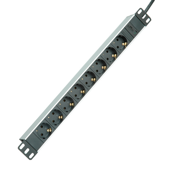 ROLINE Steckdosenleiste (Rack - einbaufähig) - 250 V - 2300 Watt - Eingabe, Eingang IEC 60320 C14, Ansicht 2