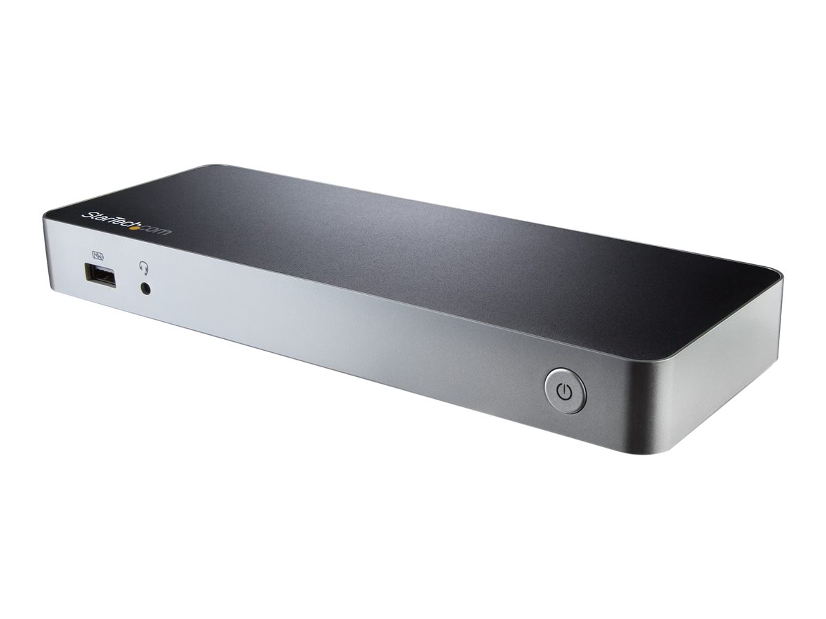 StarTech.com Startech USB C Dockingstation für Zwei Monitore mit 60 W Power Delivery für Windows Laptops - USB C auf HDMI / DVI Dock - USB-C 3.1 Gen 1 Dock mit Laden - Thunderbolt 3 Kompatibel (MST30C2HHPDU)