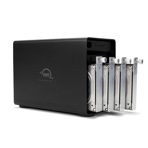 OWC ThunderBay 4 RAID - HDD - 3,9 kg - Tower - Schwarz, Ansicht 3