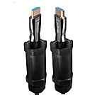 Lindy Ultra High Speed - HDMI-Kabel - HDMI männlich zu HDMI männlich - 30 m - Hybrid KupferKohlefaser - Schwarz - gepanzert unterstützt 8K 60 Hz (7680 x 4320)