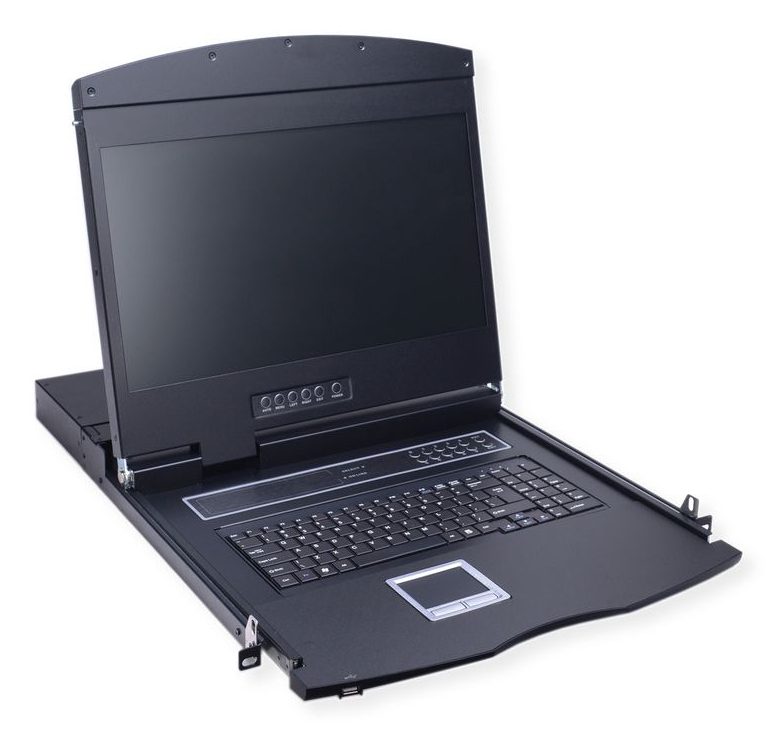 VALUE KVM-Konsole - USB - Deutsch - 48 cm (19), Ansicht 2