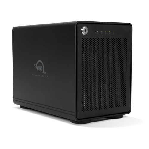 OWC ThunderBay 4 RAID - HDD - 3,9 kg - Tower - Schwarz, Ansicht 4