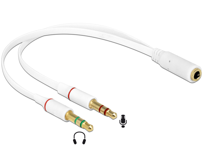 Delock Headsetadapter - Stereo Mini-Klinkenstecker (M), Ansicht 2