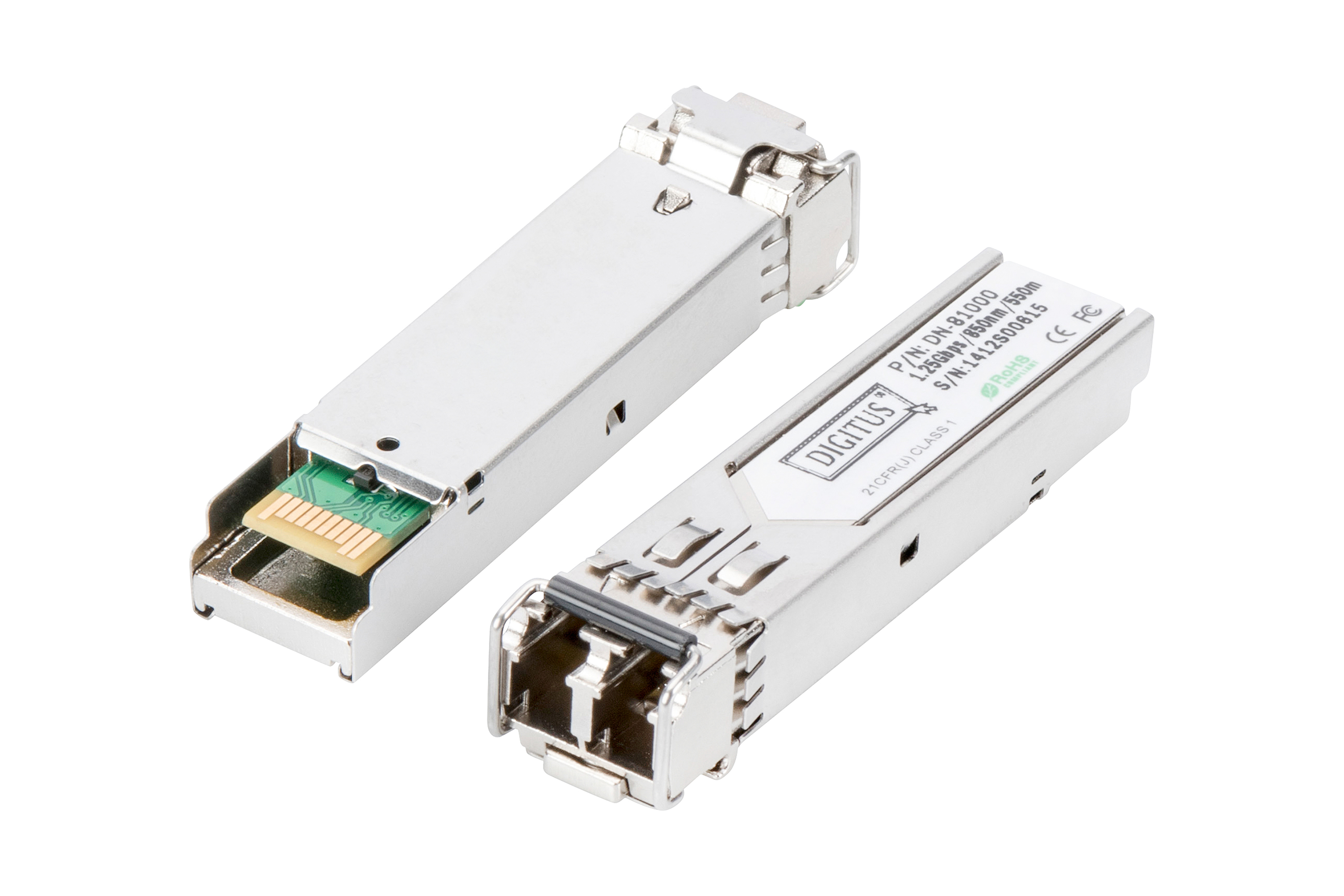 DIGITUS mini GBIC (SFP) Modul, 1,25 Gbps, 0,55km, Ansicht 3
