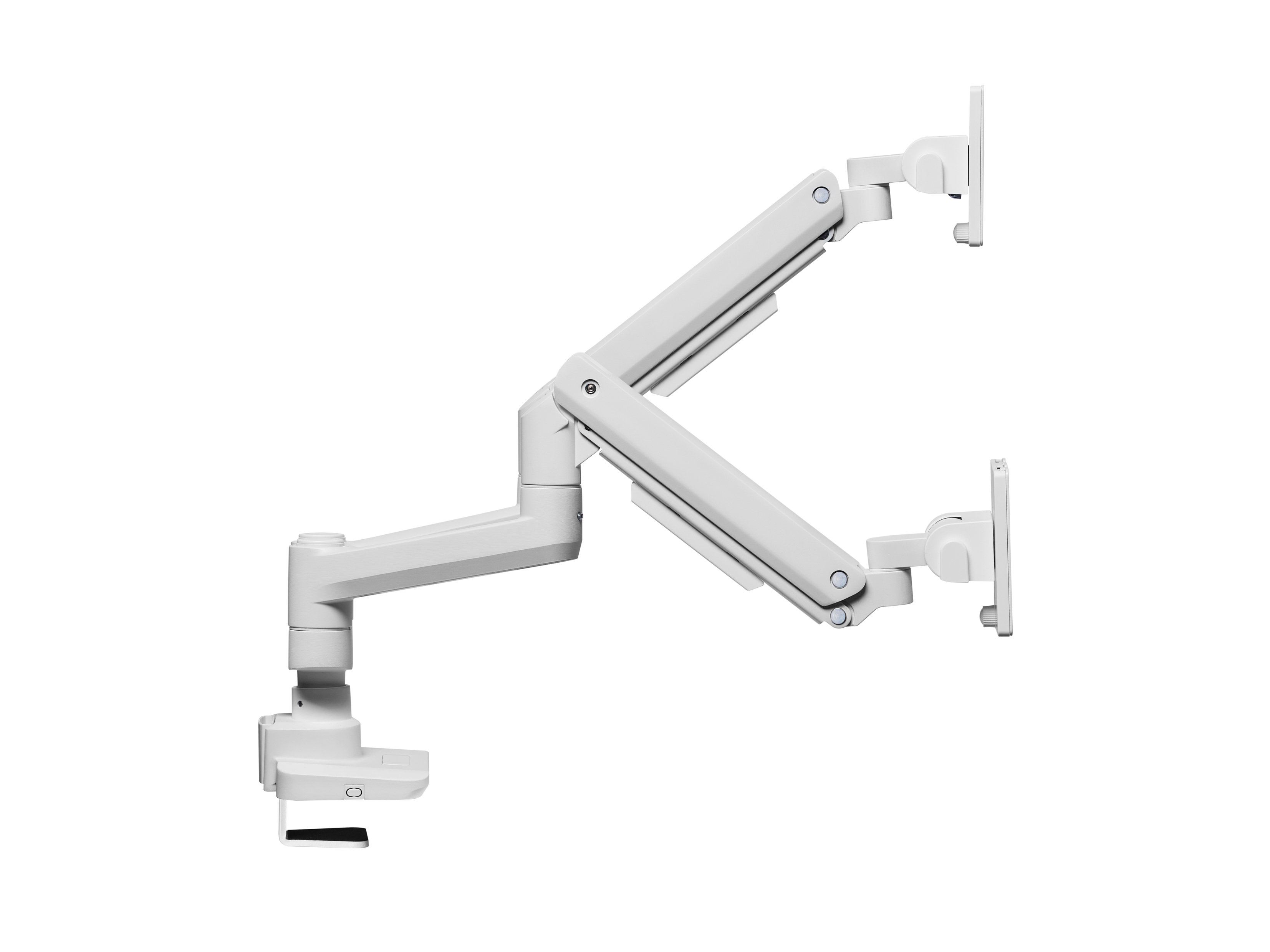 Equip Befestigungskit (Kabeldurchführungsklemme, Schrauben, Klemmhalterung, Tisch-Montagearm) - weiß - 43.2-88.9 cm, Ansicht 4