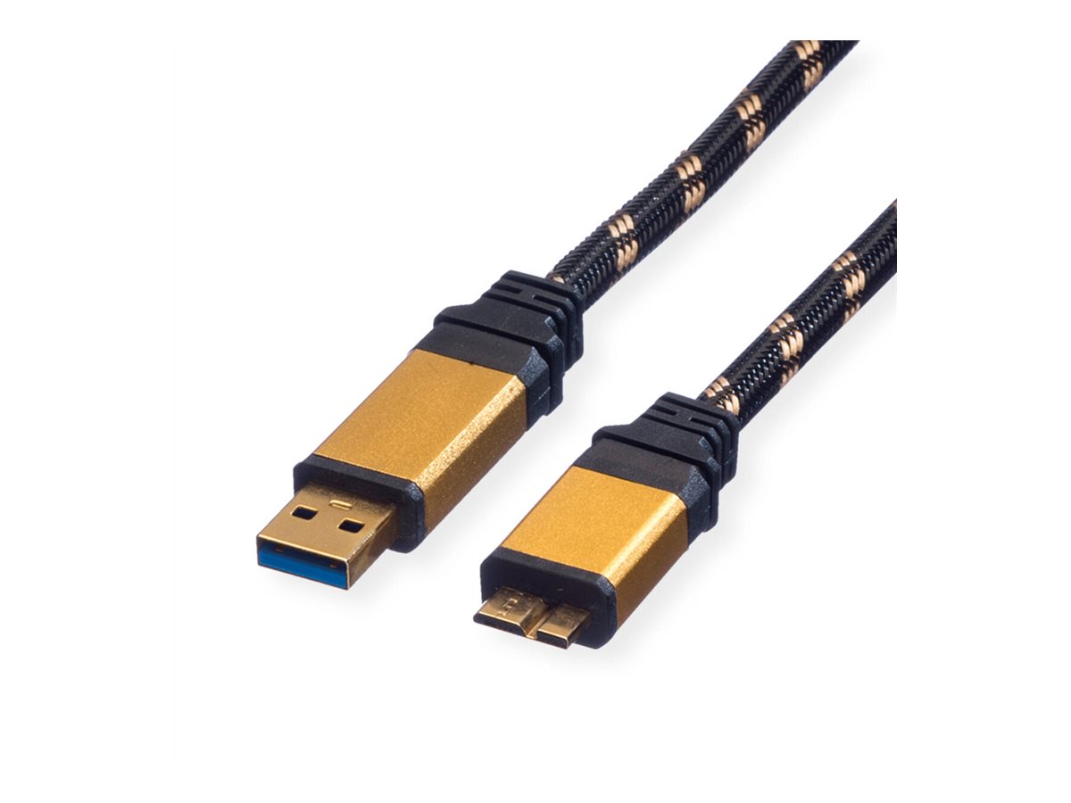 ROLINE Gold - USB-Kabel - USB Typ A (M) zu Micro-USB Typ B (M)