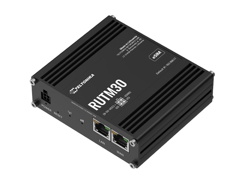 Teltonika RUTM30 - Wireless Router - WWAN 1-Port-Switch, Ansicht 3