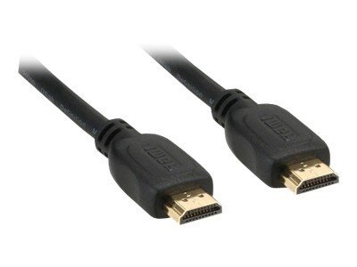InLine High Speed Premium - HDMI-Kabel - HDMI männlich zu HDMI männlich - 1 m - Schwarz