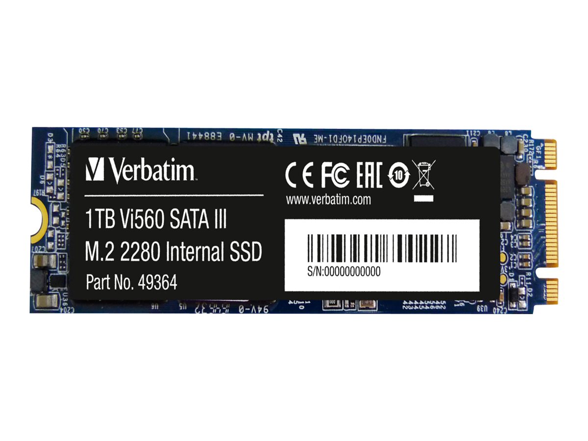 Verbatim Vi560 S3 - SSD - 1 TB - intern - M.2 2280 - SATA 6…