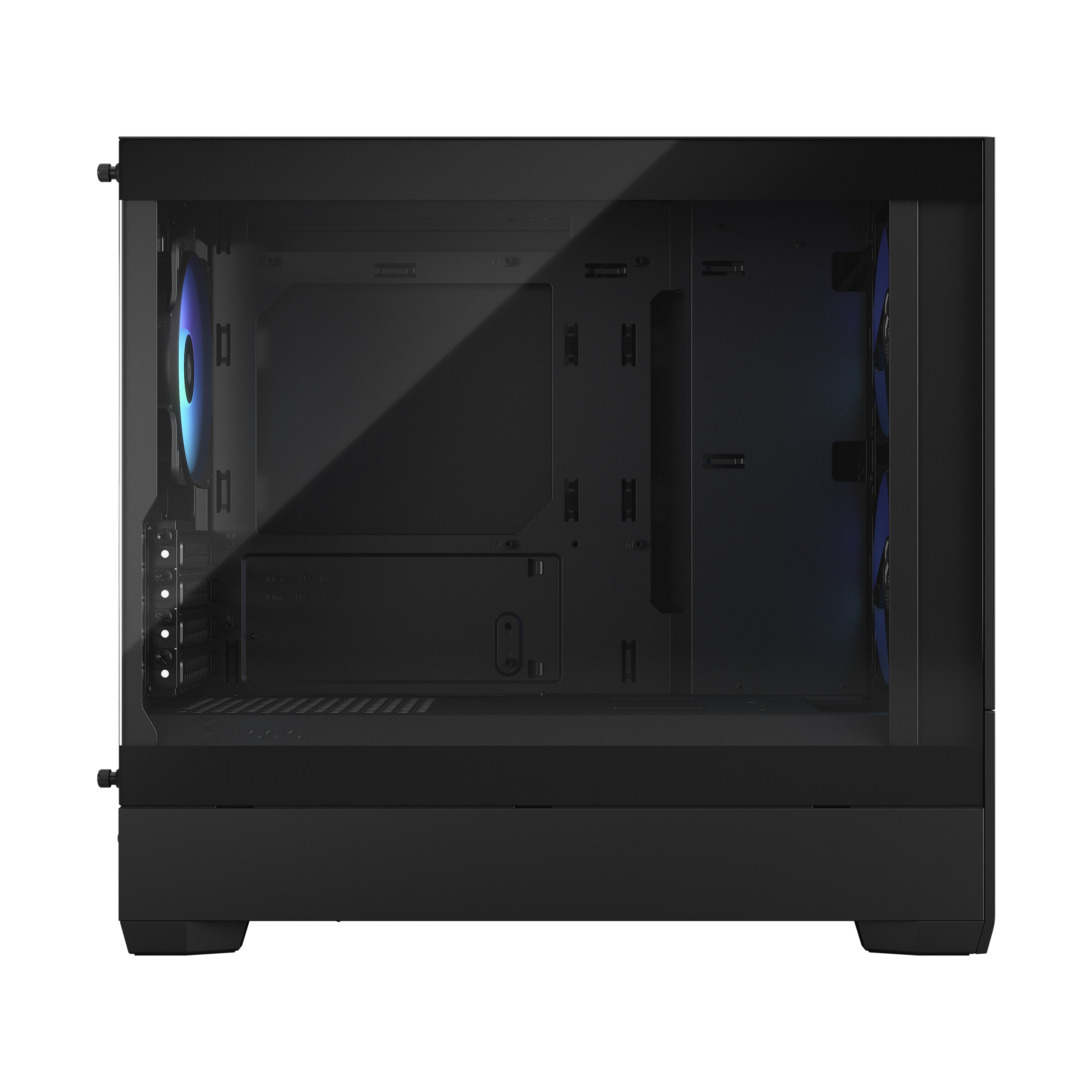 Fractal Design Pop Mini Air RGB - Tower - micro ATX - Seitenteil mit Fenster (gehärtetes Glas), Ansicht 3