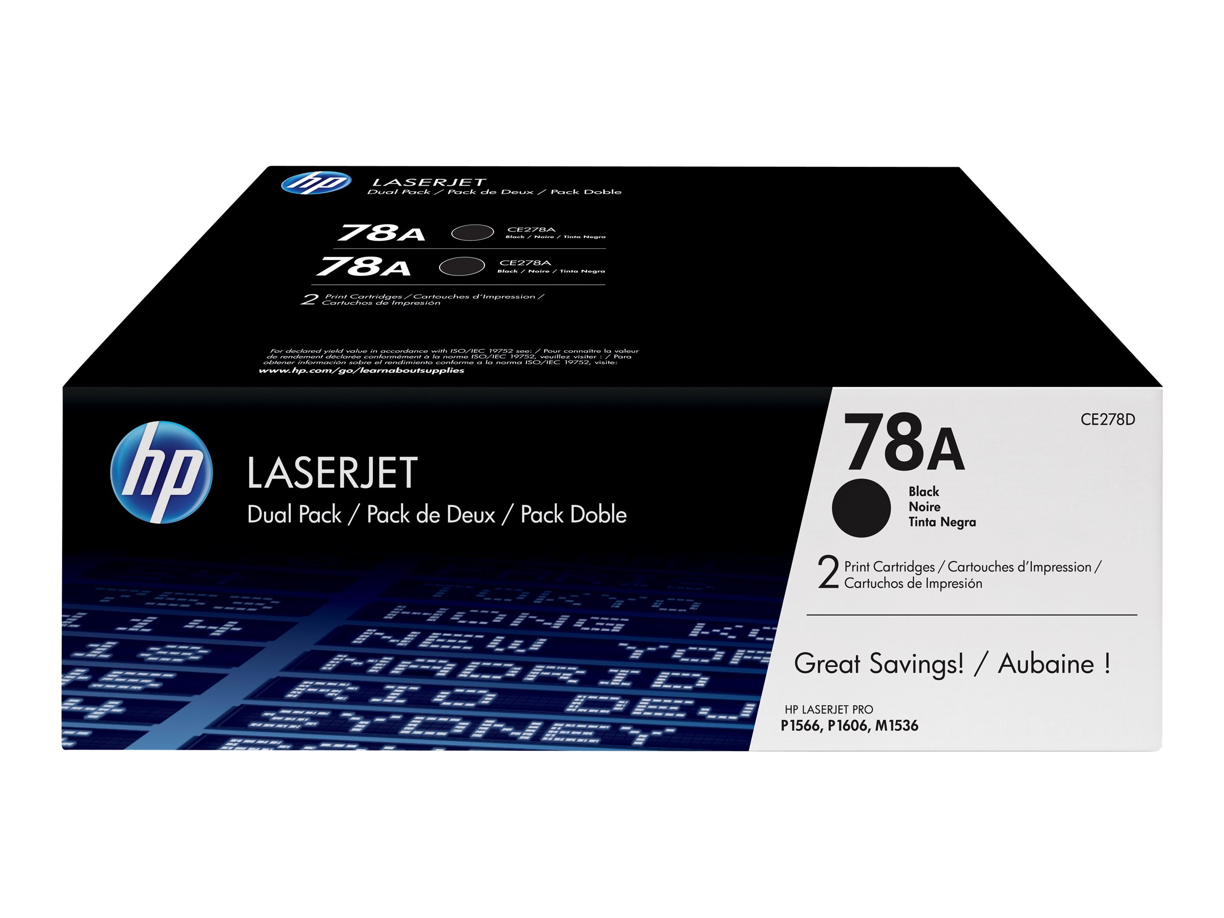 HP 78A Toner schwarz 2-Pack (CE278AD)