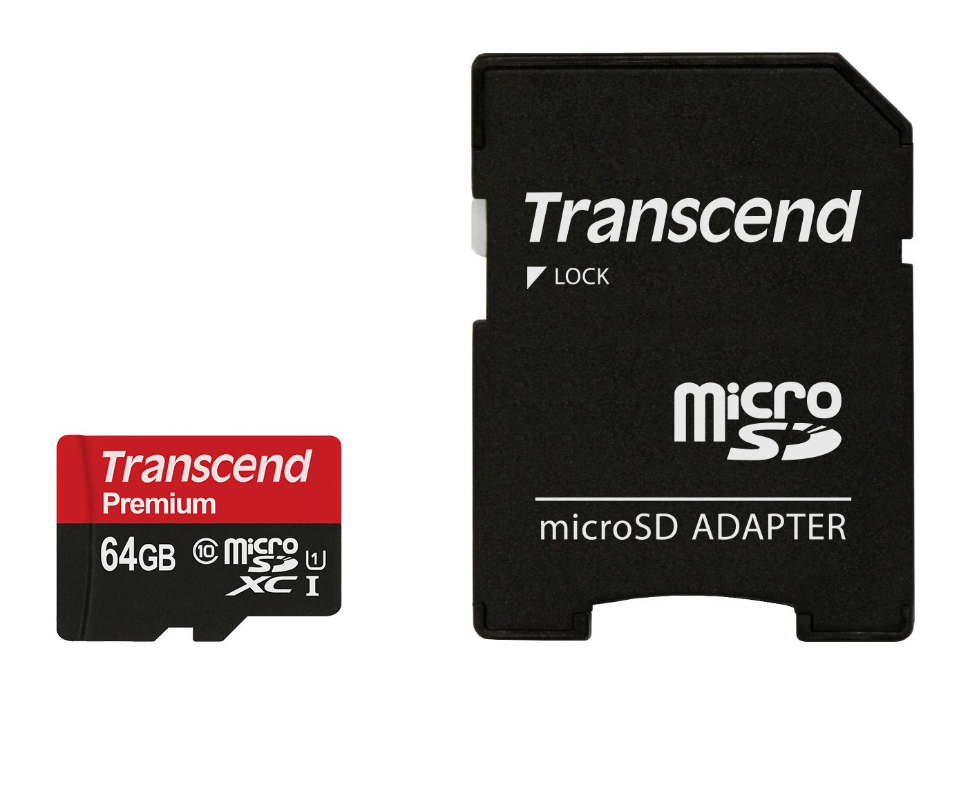 Transcend TS64GUSDU1 - Flash-Speicherkarte - 64 GB, Ansicht 2