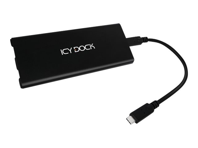 ICY Dock ICYNano MB861U31-1M2B M.2 NVMe SSD-Gehäuse USB 3.2 Gen 2 Schwarz