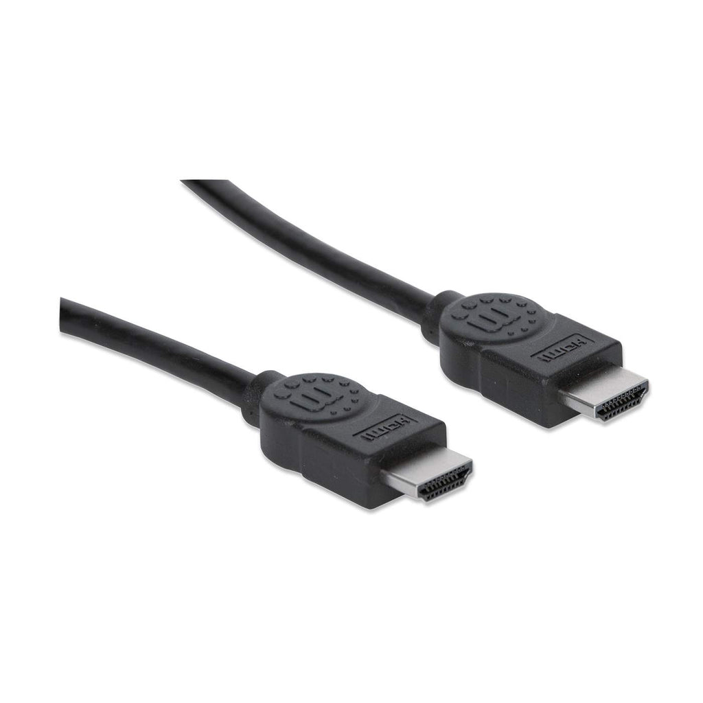 Manhattan HDMI Cable, 1080p@60Hz (High Speed), 10m, Male to Male, Black, Fully Shielded, Gold Plated Contacts, Ansicht 4