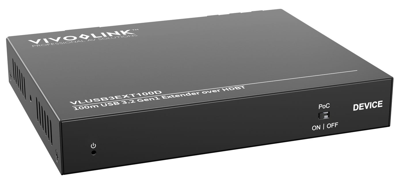 VivoLink 100m USB 3.2 Gen1 Extender over HDBT Receiver, Ansicht 4