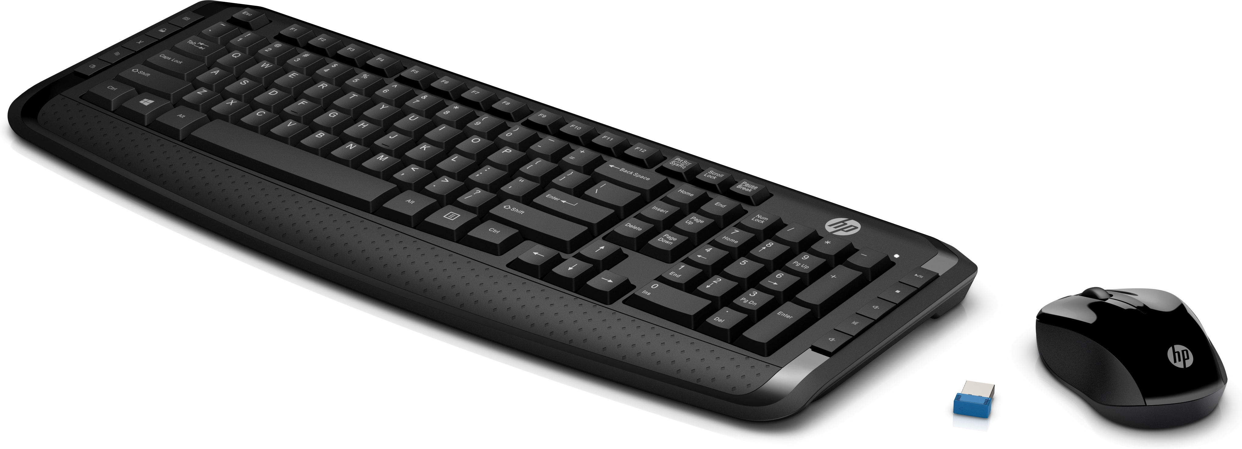 HP 300 Tastatur-und-Maus-Set - Tastatur - 1.600 dpi