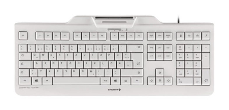 Cherry KC 1000 SC - Tastatur - USB - TL: Schweiz, QWERTZ, Ansicht 2