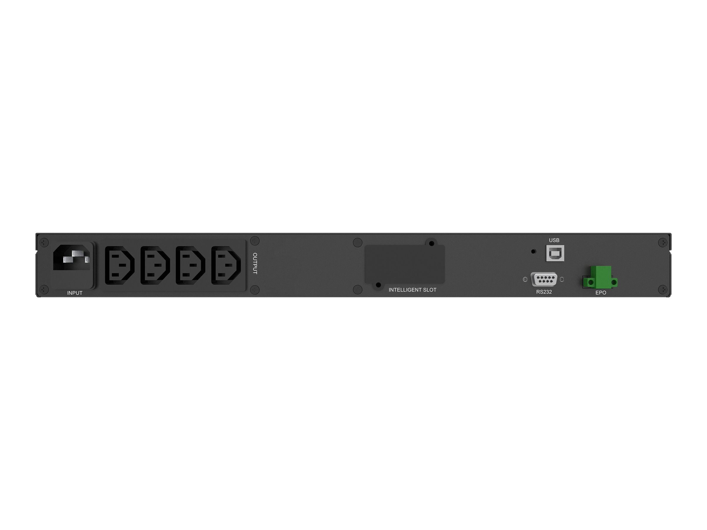 BlueWalker PowerWalker VI 750 R1U - USV (Rack - einbaufähig) - AC 165-290 V - 450 Watt - 750 VA - 9 Ah - RS-232, Ansicht 3