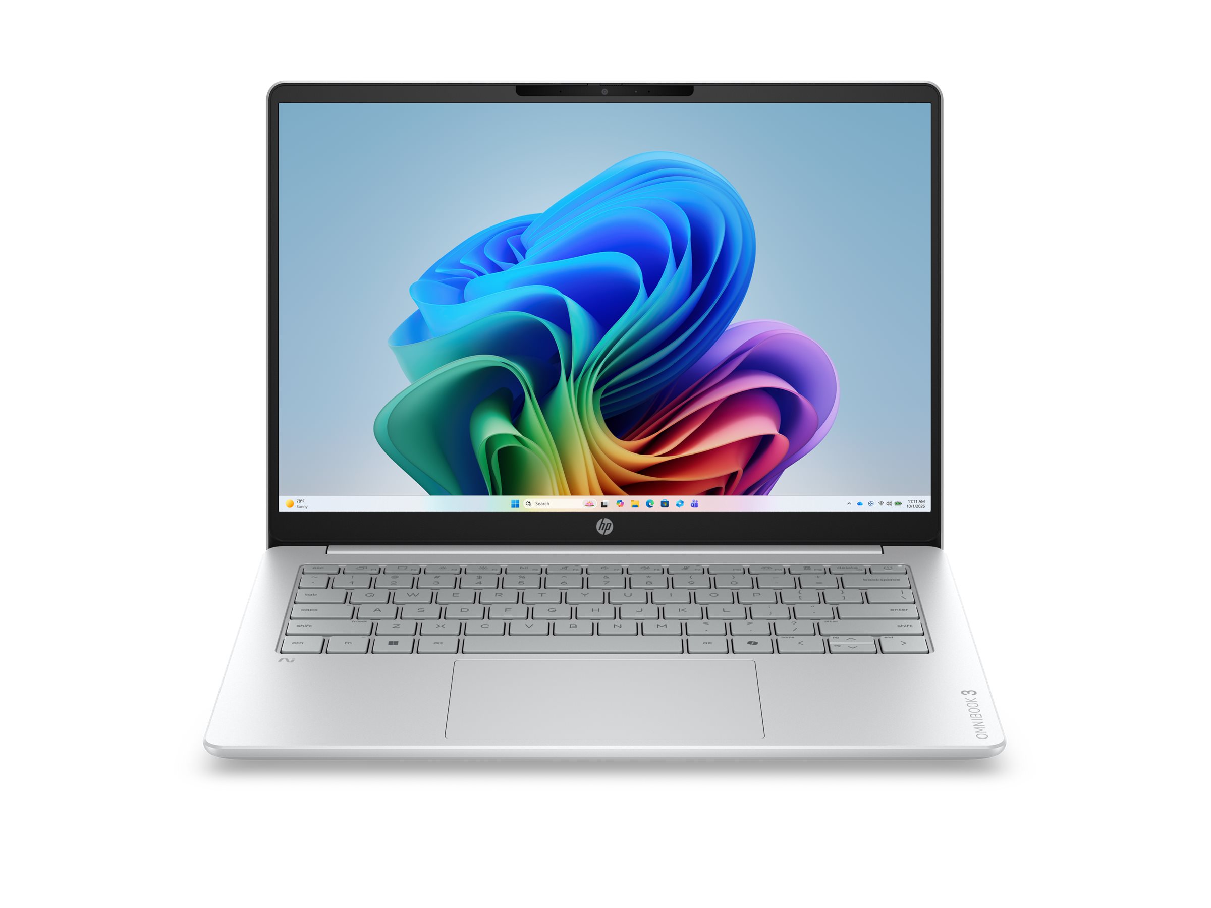 HP OmniBook 3 Next Gen Laptop 14-hz0351ngx - Snapdragon X X1-26-100 - Win 11 Home - Qualcomm Adreno - 16 GB RAM - 512 GB SSD NVMe - 35.6 cm (14")