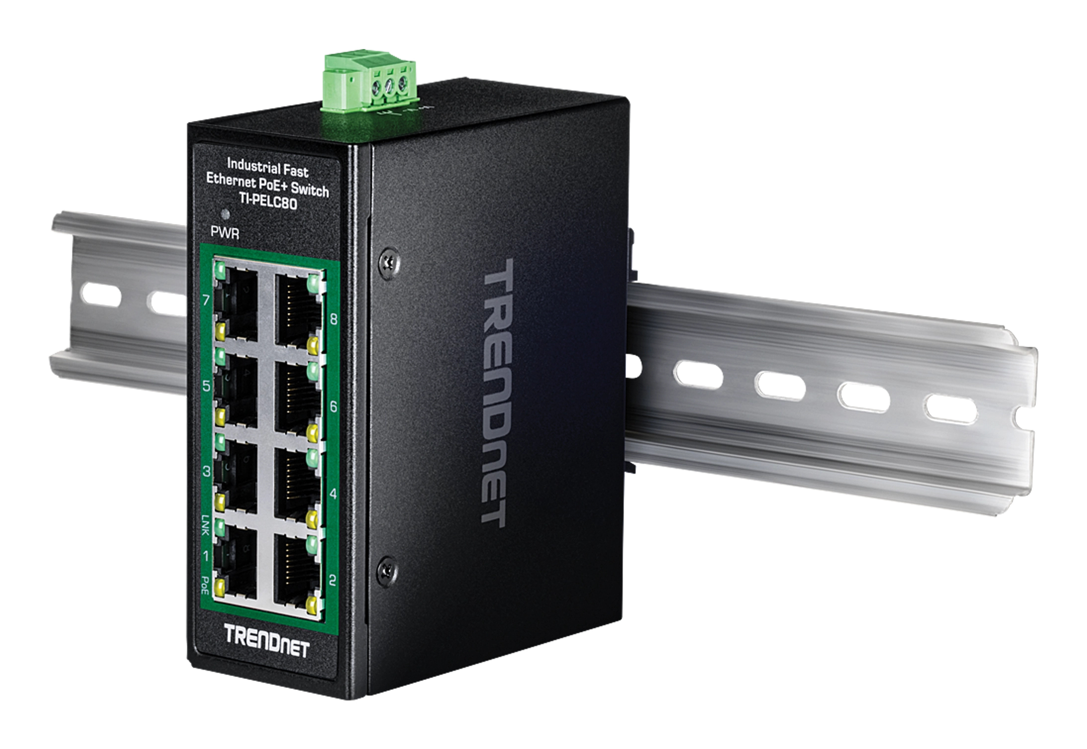 TRENDnet 8-PORT INDUSTRIAL FAST ETHERNE - Switch - 8-Port, Ansicht 3
