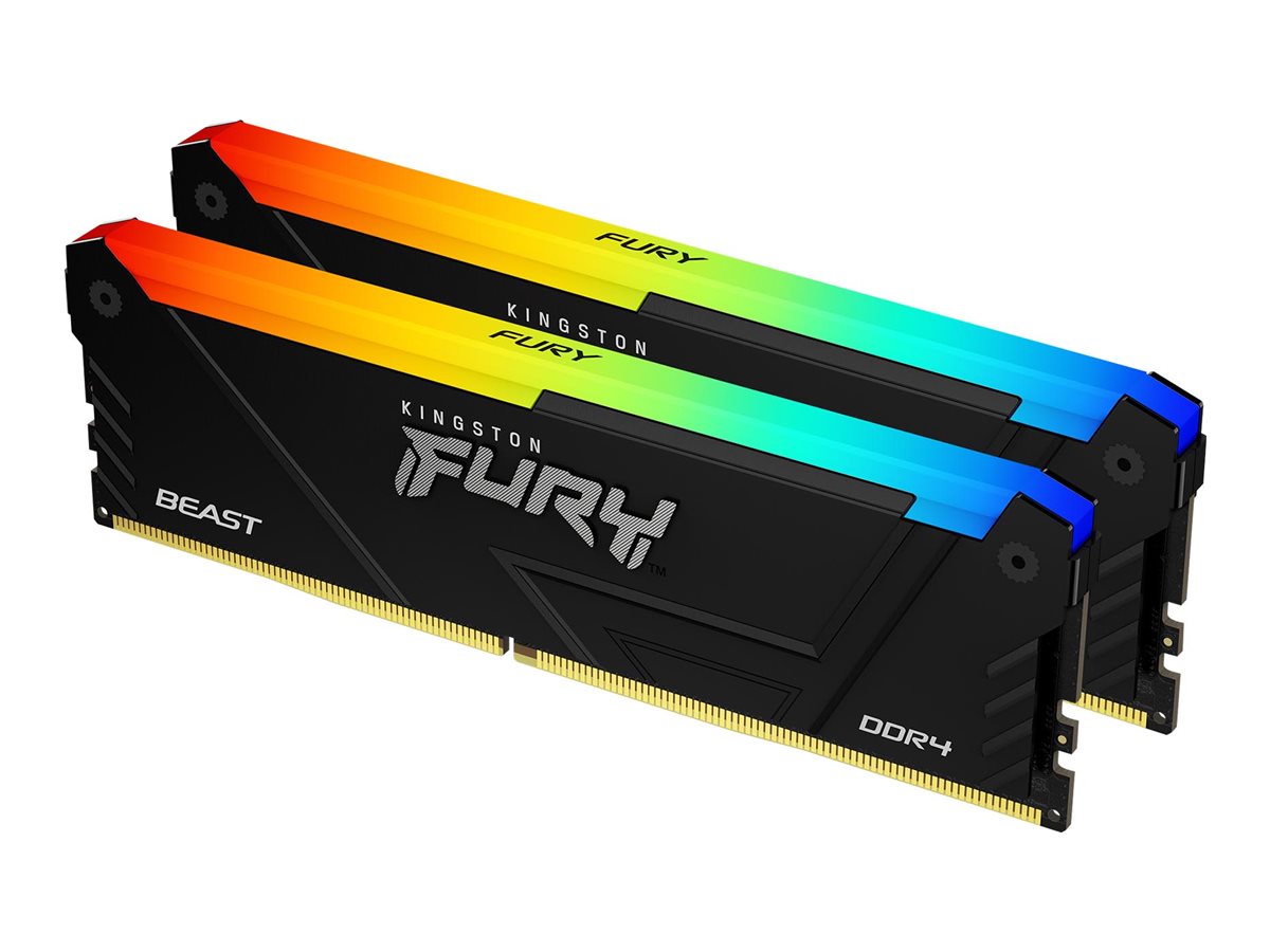 Kingston FURY Beast RGB - DDR4 - Kit - 32 GB: 2 x 16 GB