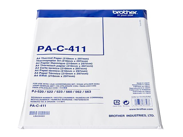 BROTHER Thermal Paper A4 (100 ) for PJ600-700 (PA-C-411)
