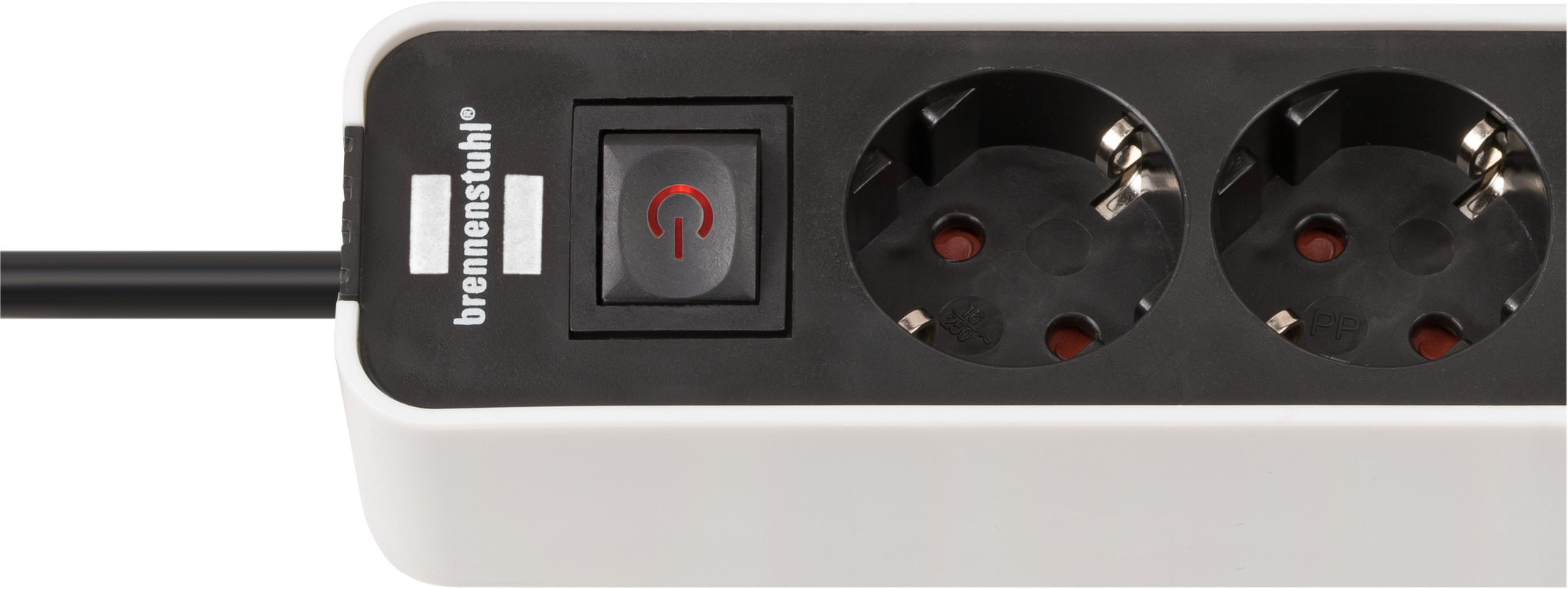 Brennenstuhl Steckdosenleiste Ecolor 4fach USB C 15.5 ws/sw. - Steckdosenleiste, Ansicht 2