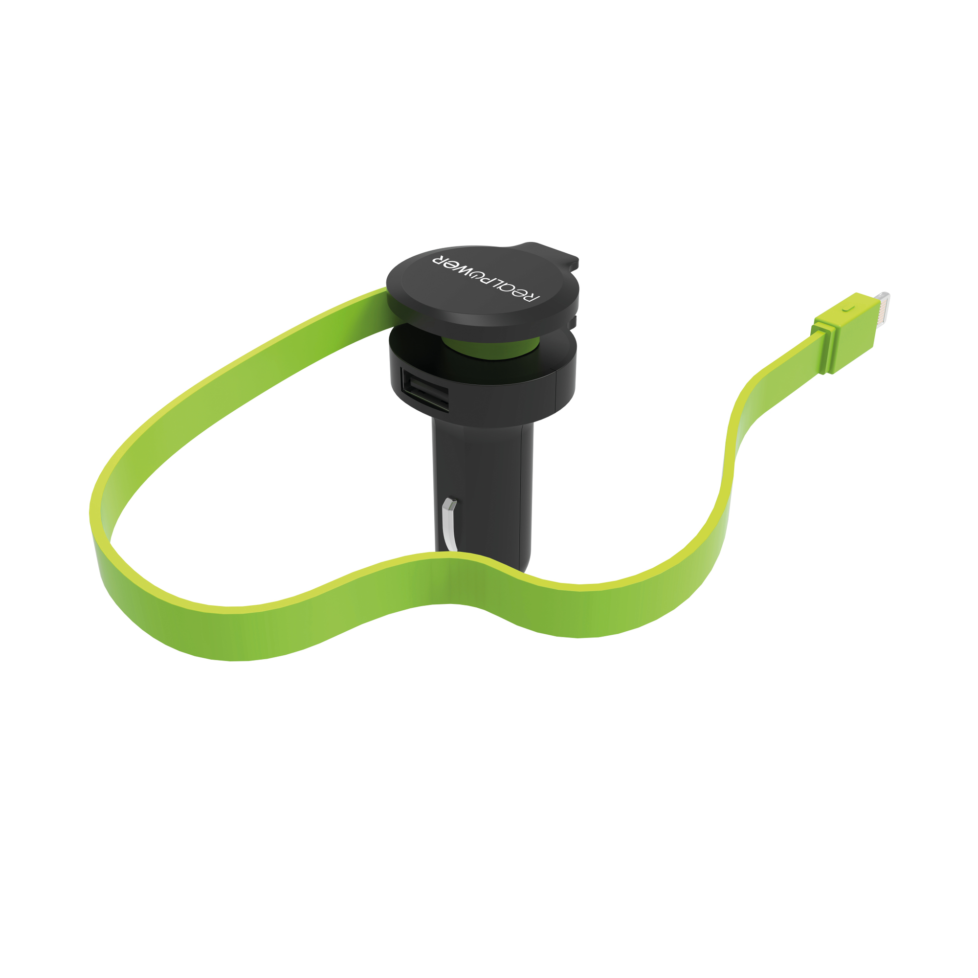 Ultron Realpower - Auto-Netzteil - 4.8 A - 2 Ausgabeanschlussstellen (USB, Lightning), Ansicht 2